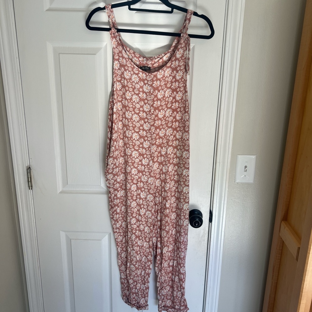 Lily Rose Pink Floral Jumpsuit